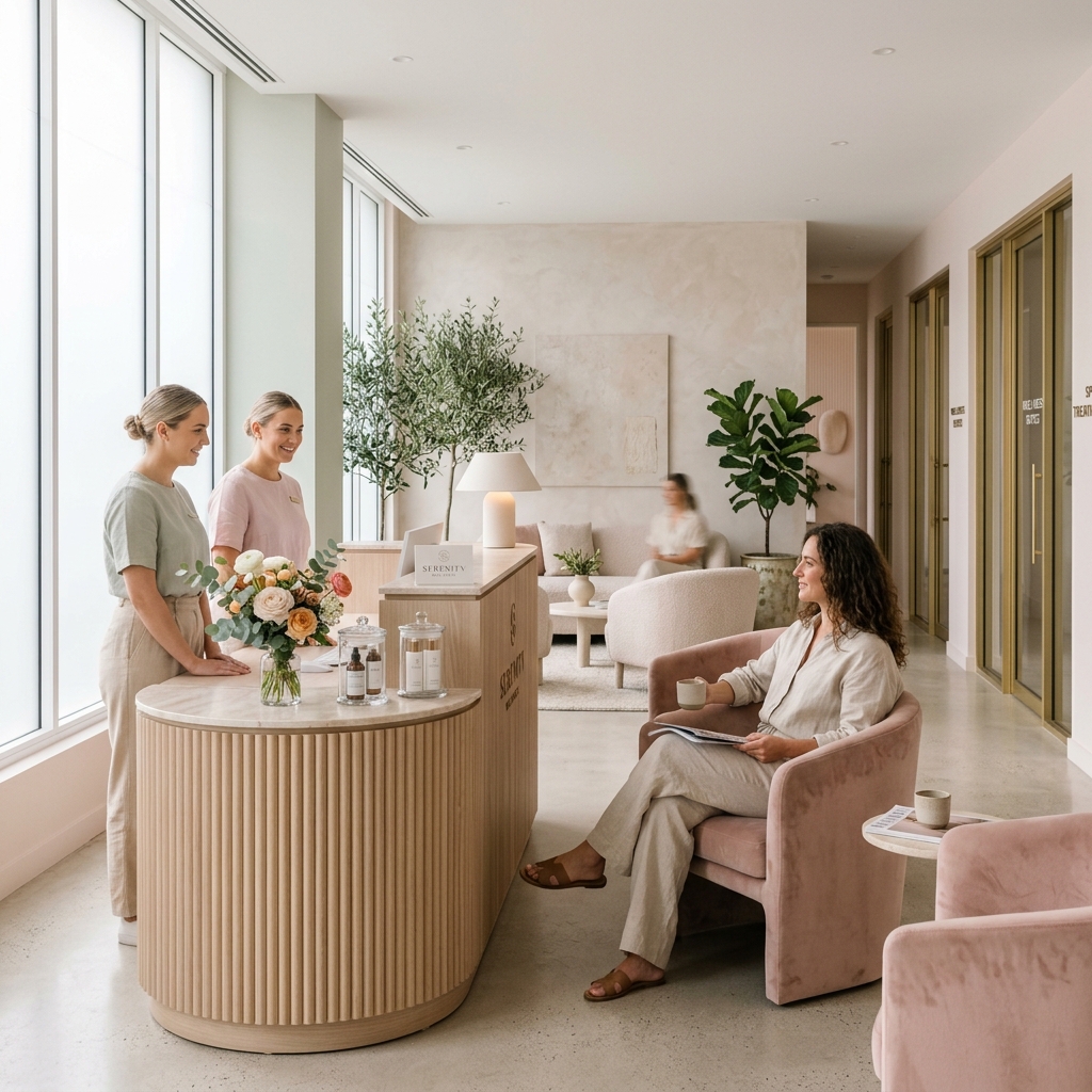 Beauty and wellness clinic AI receptionist